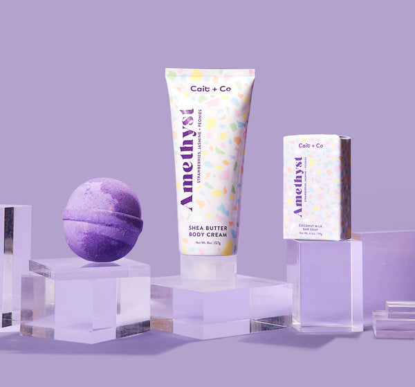 Get Ready With Cait + Co: Amethyst Gem Collection