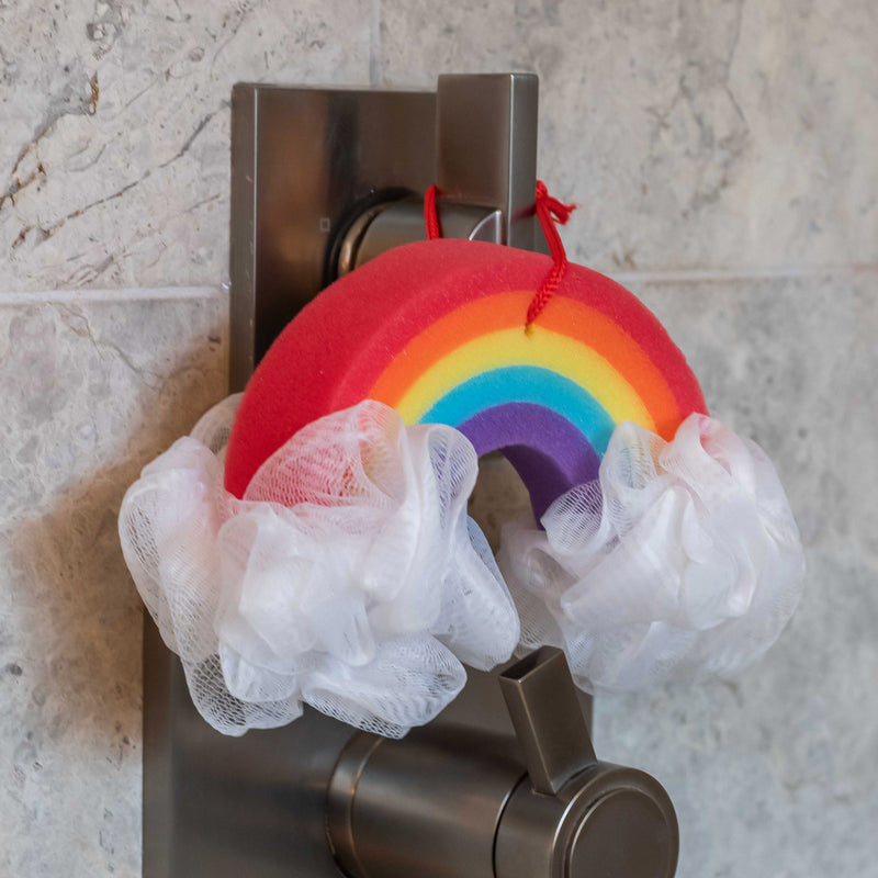 Forever Young-Bath Pouf & Sponge-Rainbow