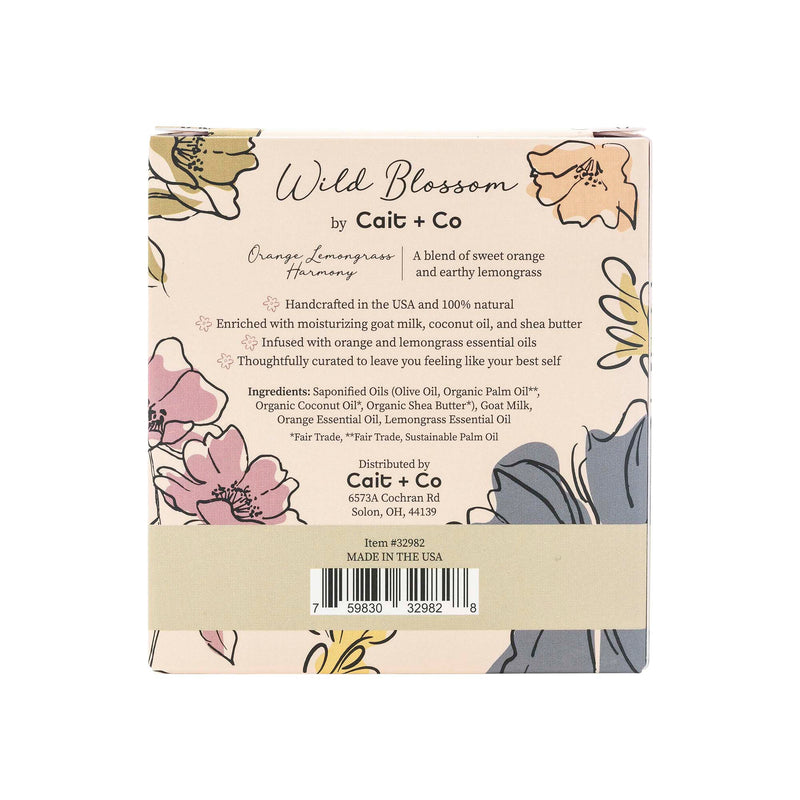 Wild Blossom Soap No. 13 - Orange Lemongrass Harmony
