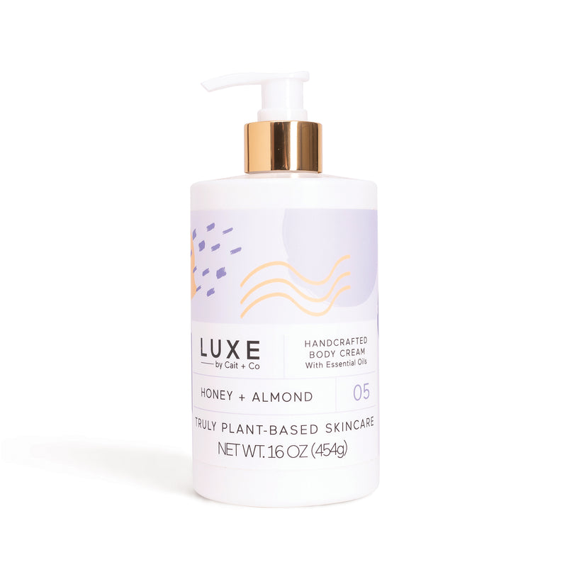 Honey + Almond Shea Butter Body Cream - 16 oz