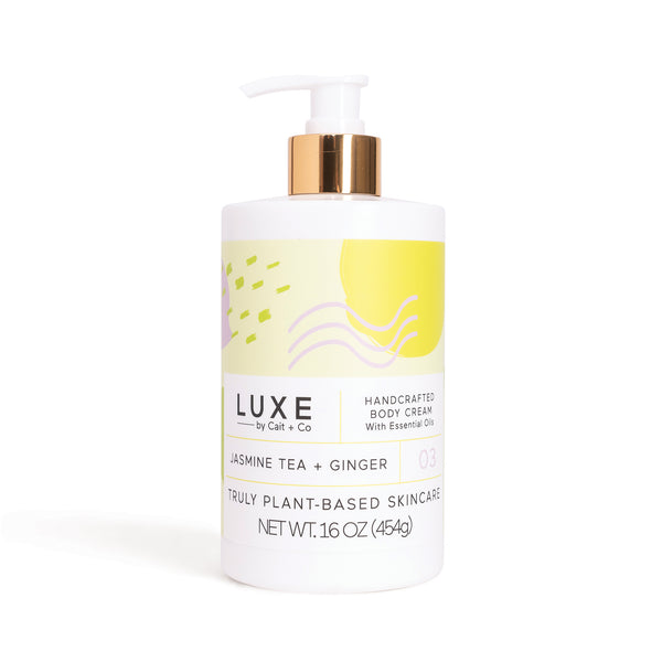 Jasmine Tea + Ginger Shea Butter Body Cream - 16 oz
