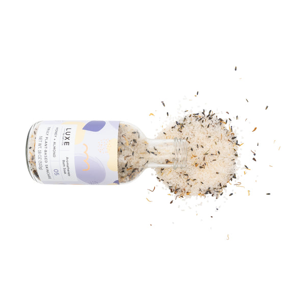 Honey + Almond Aromatherapy Bath Salt Soak