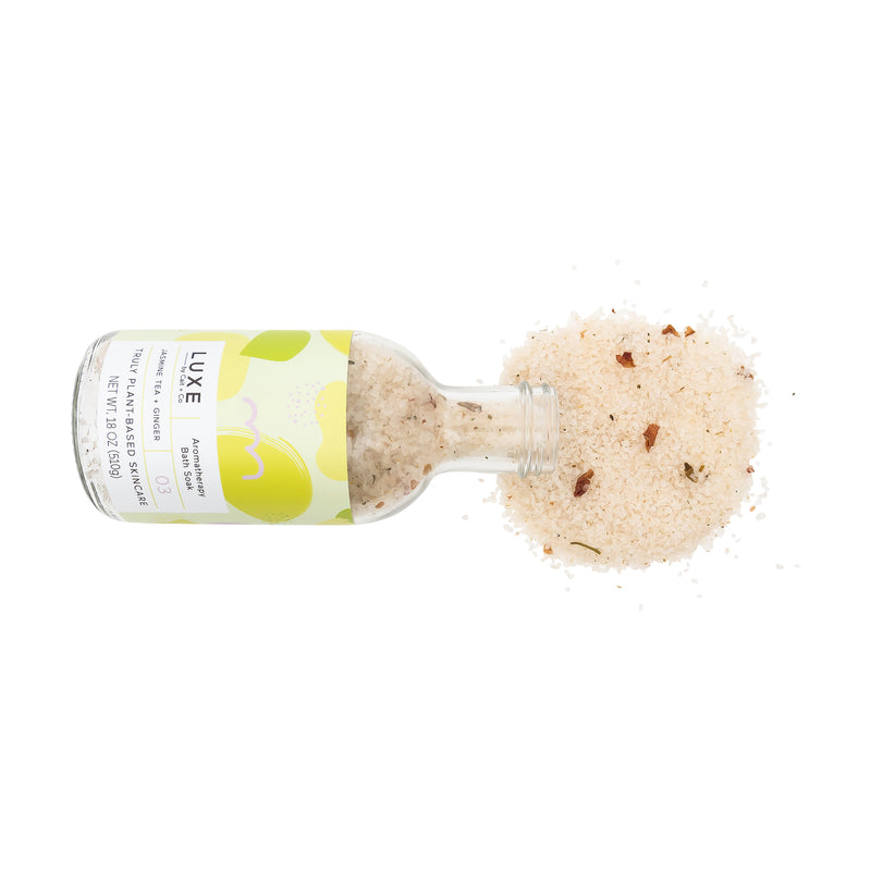 Jasmine Tea + Ginger Aromatherapy Bath Salt Soak