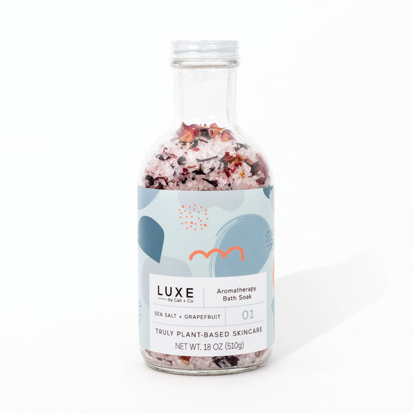 Sea Salt + Grapefruit Aromatherapy Bath Salt Soak