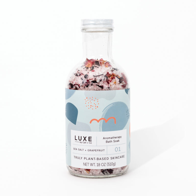 Sea Salt + Grapefruit Aromatherapy Bath Salt Soak