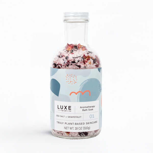Sea Salt + Grapefruit Aromatherapy Bath Salt Soak