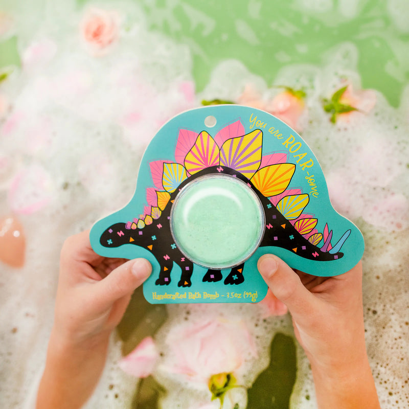 Stegosaurus Bath Bomb Clamshell