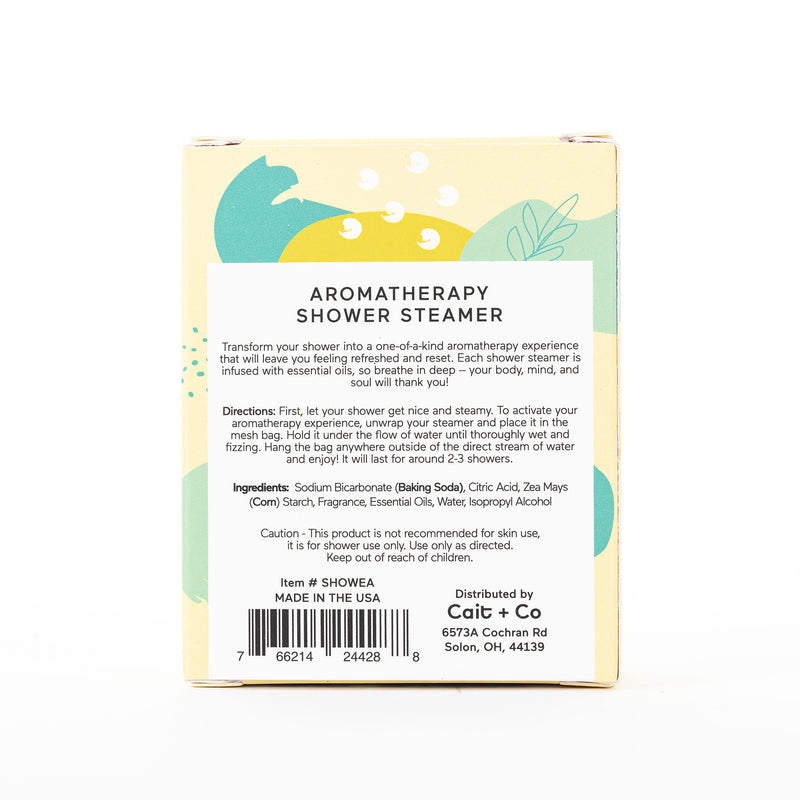 Eucalyptus + Aloe Aromatherapy Shower Steamer