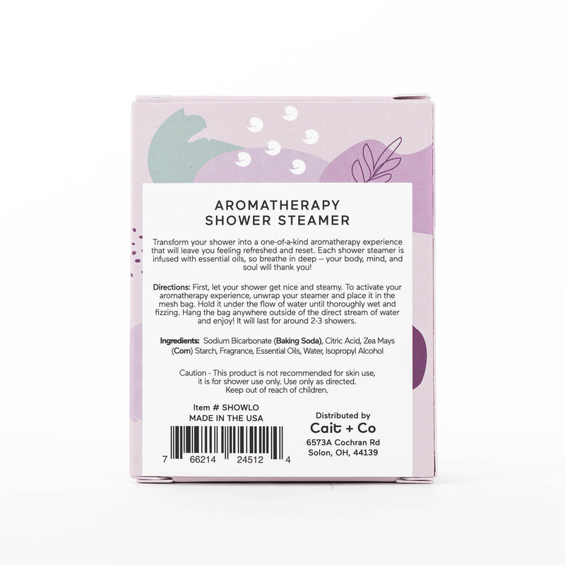 Lavender + Oat Aromatherapy Shower Steamer