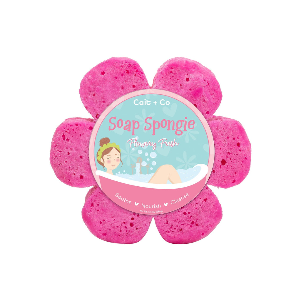Soap Spongie - Flowery Fresh – Cait + Co