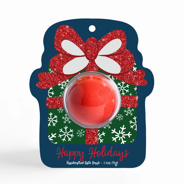 Christmas Present Bath Bomb Clamshell