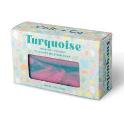 Turquoise Coconut Milk Bar Soap